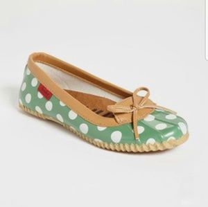 NWOT Chooka Green Polka Dot Skimmer